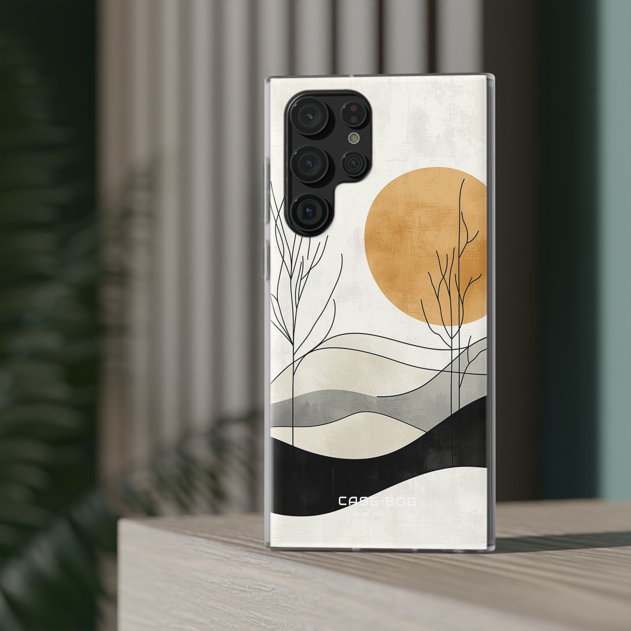 Orange Halo Samsung S22 Ultra Case - Soft