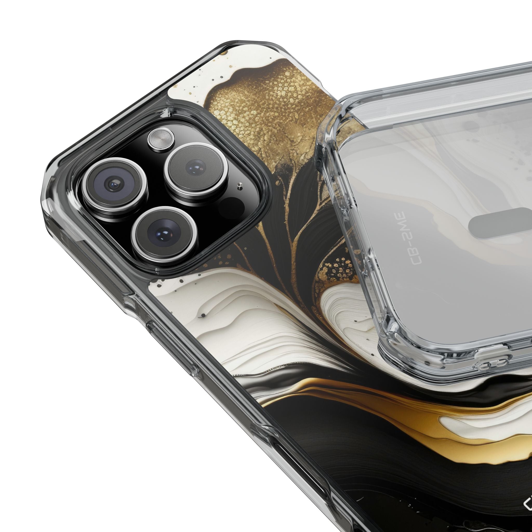 Gold Swirl Elegance iPhone Case - Impact