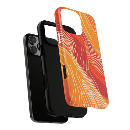 Gradient Flowwave Essence iPhone 16 - Tough Phone Case