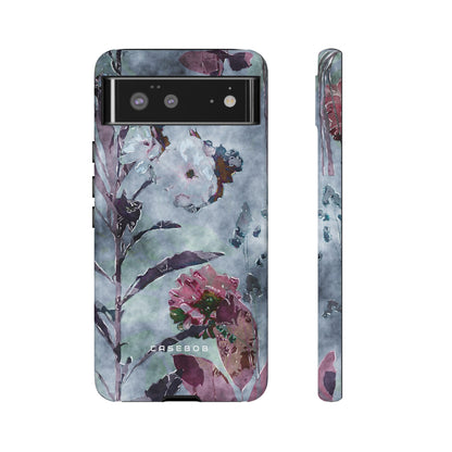 Monochrome Roses, Peonies & Asters - Protective Phone Case