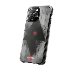 Grunge Geometry - Phone Case for iPhone (Clear Impact - Magnetic)