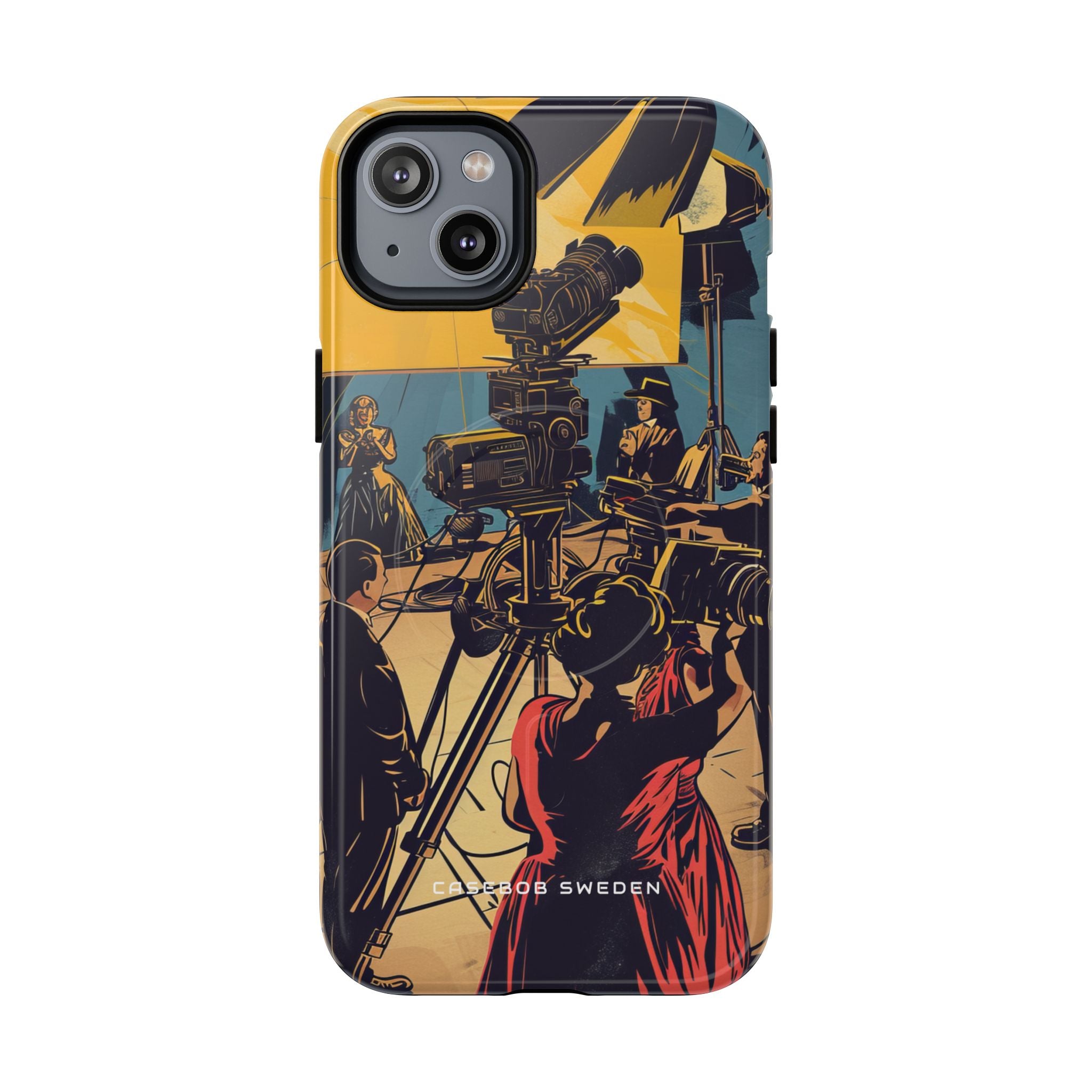 Golden Era Cinematic Spotlight iPhone 14 | Tough+ Phone Case