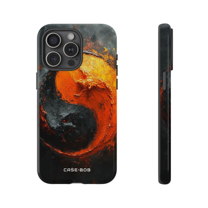 Molten Yin-Yang iPhone 15 Pro Max Case - Tough