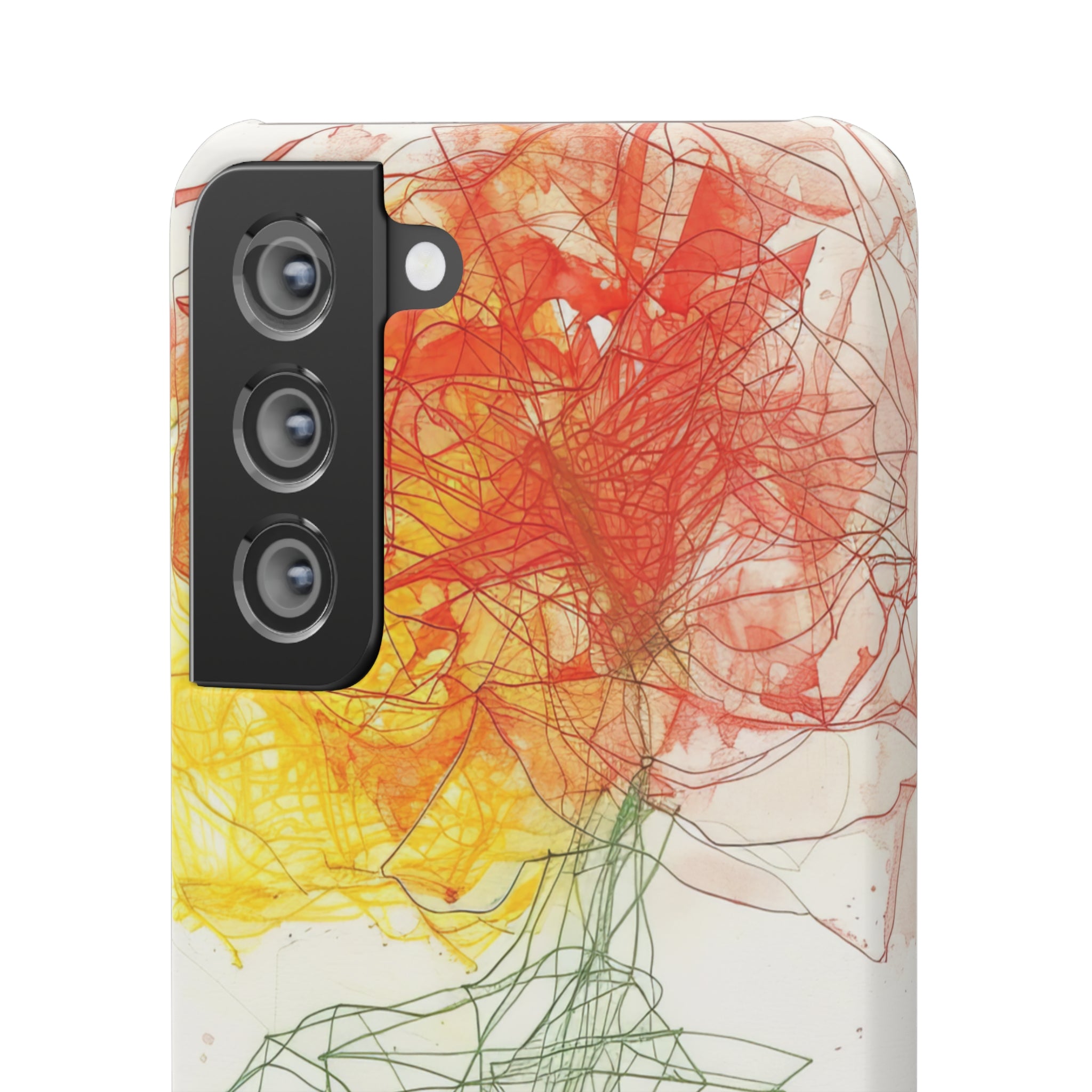 Fiery Blossom | Slim Phone Case for Samsung