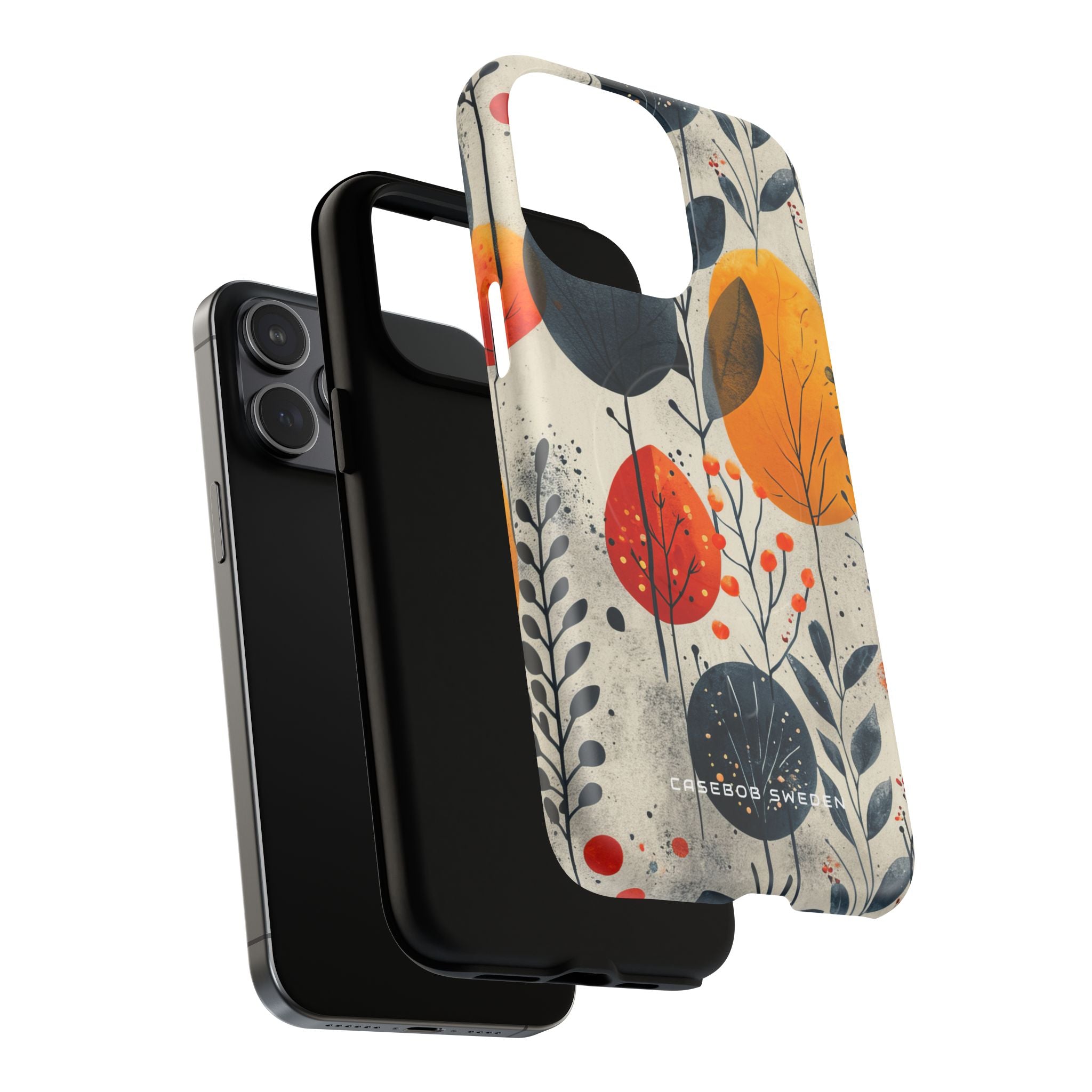 Vibrant Leaf Harmony iPhone 15 | Tough+ Phone Case