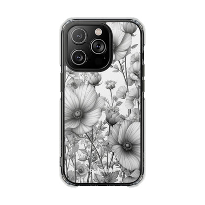 Monochrome Flora - Phone Case for iPhone