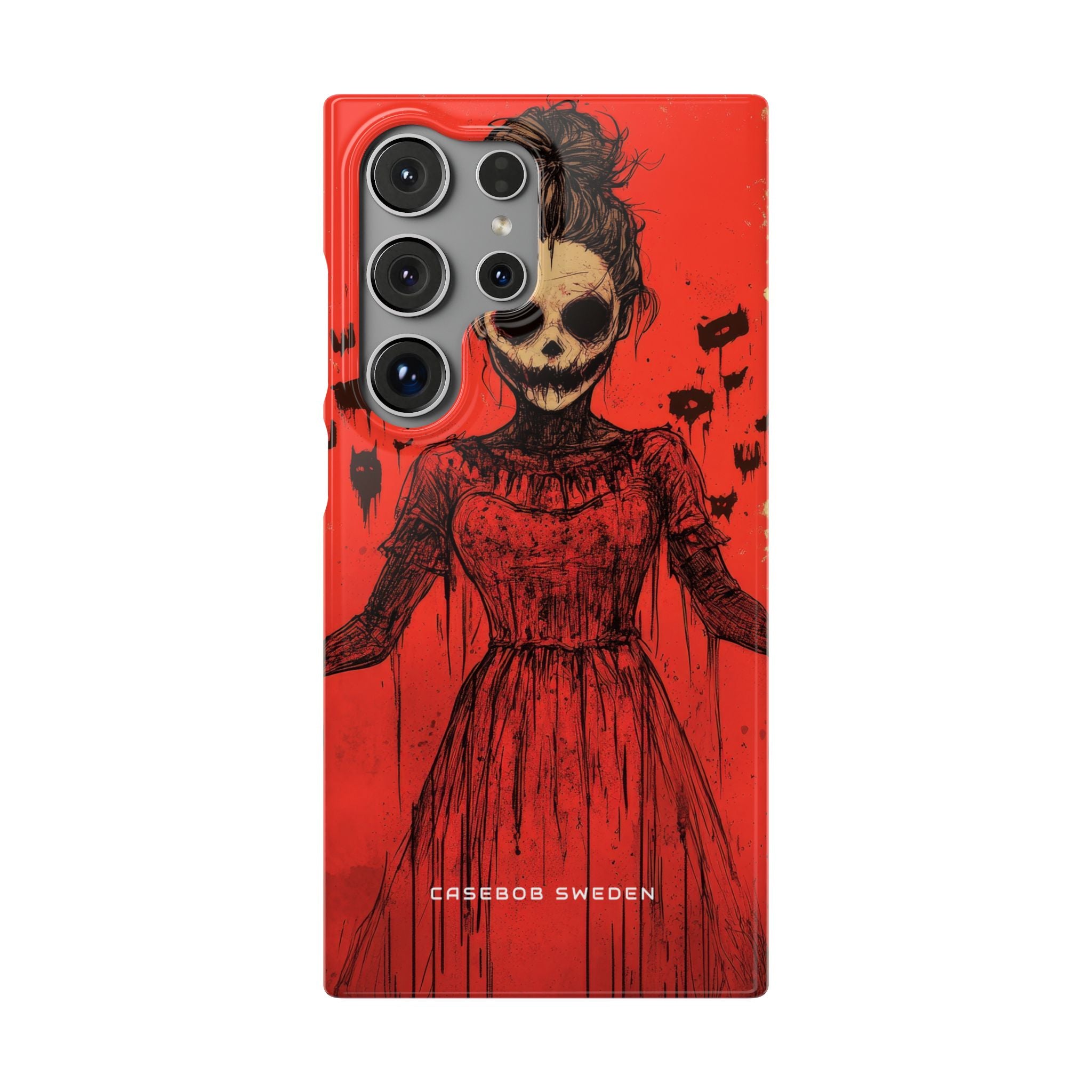 Haunting Scarlet Descent Samsung S24 - Slim Phone Case