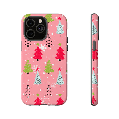 Festive Trees Dance - iPhone Case