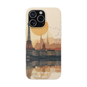 Parisian Sunset Serenity | Flexible Phone Case for iPhone