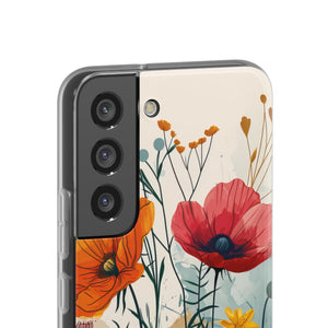 Blooming Whimsy | Flexible Handyhülle für Samsung Galaxy