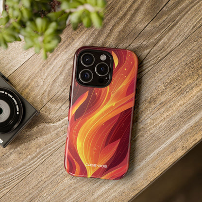 Glowing Flame iPhone 16 Pro Case - Tough