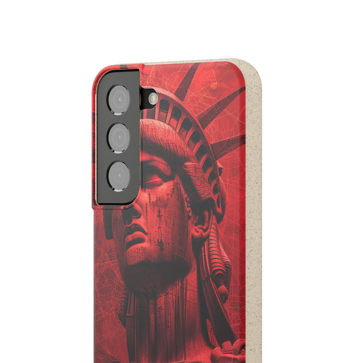 Red Liberty Revolution | Biodegradable Phone Case