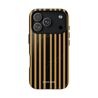 Golden Stripes iPhone 17 Pro Case - Tough+