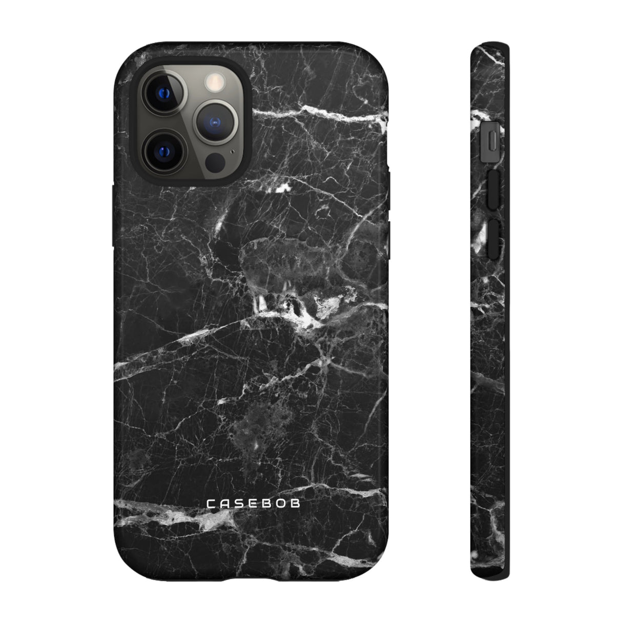 Black Marble - Protective Phone Case