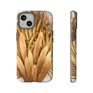 Gold Feather - Protective Phone Case