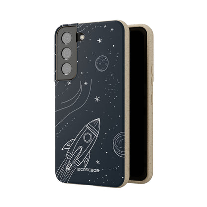 Cosmic Doodle Adventure | Biodegradable Phone Case