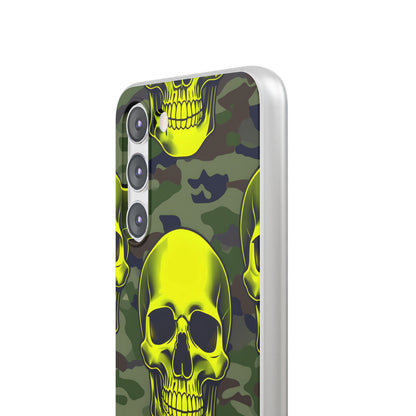 Neon Skull Camo Samsung S23 Plus Case - Soft