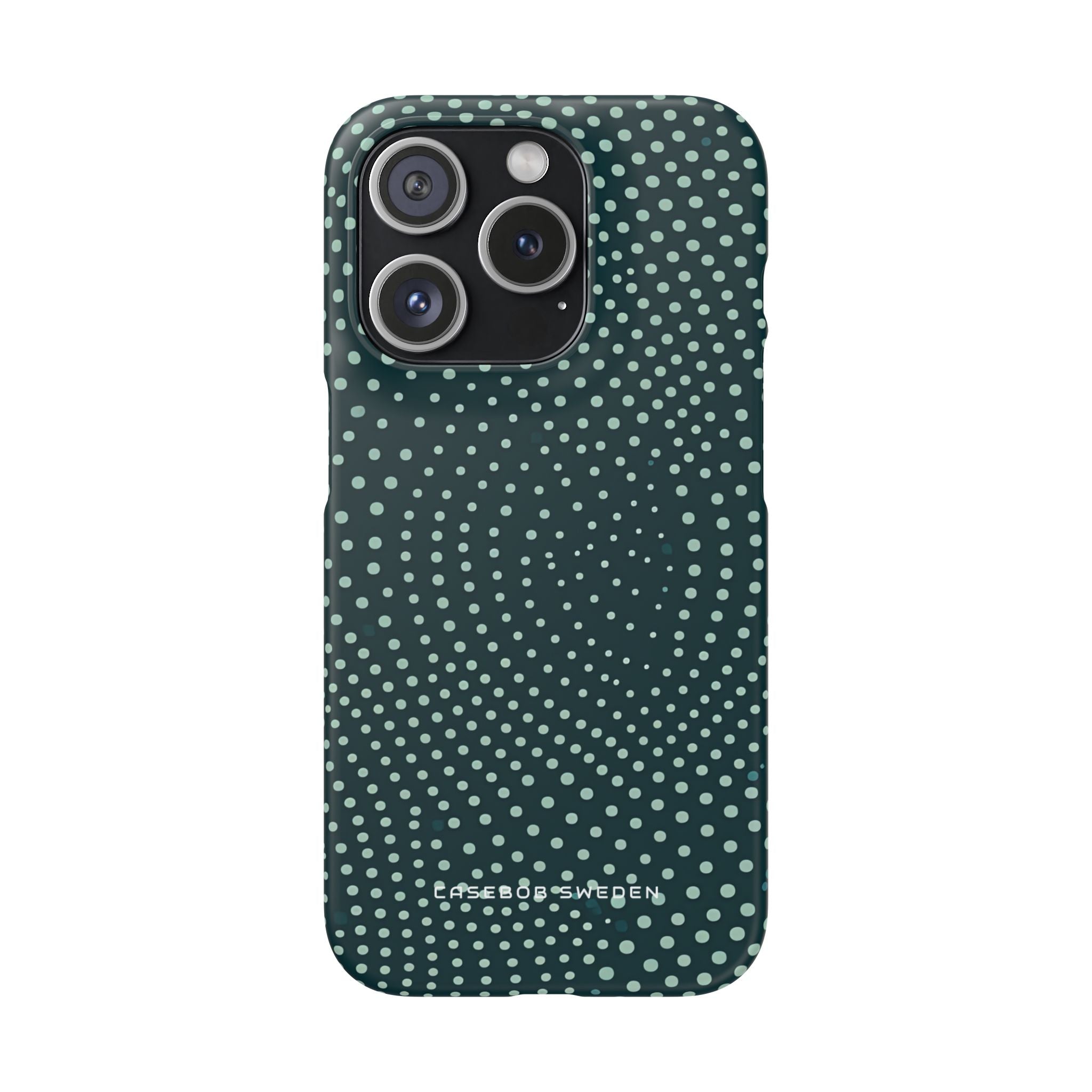 Teal Rippleflow iPhone 15 - Slim Phone Case