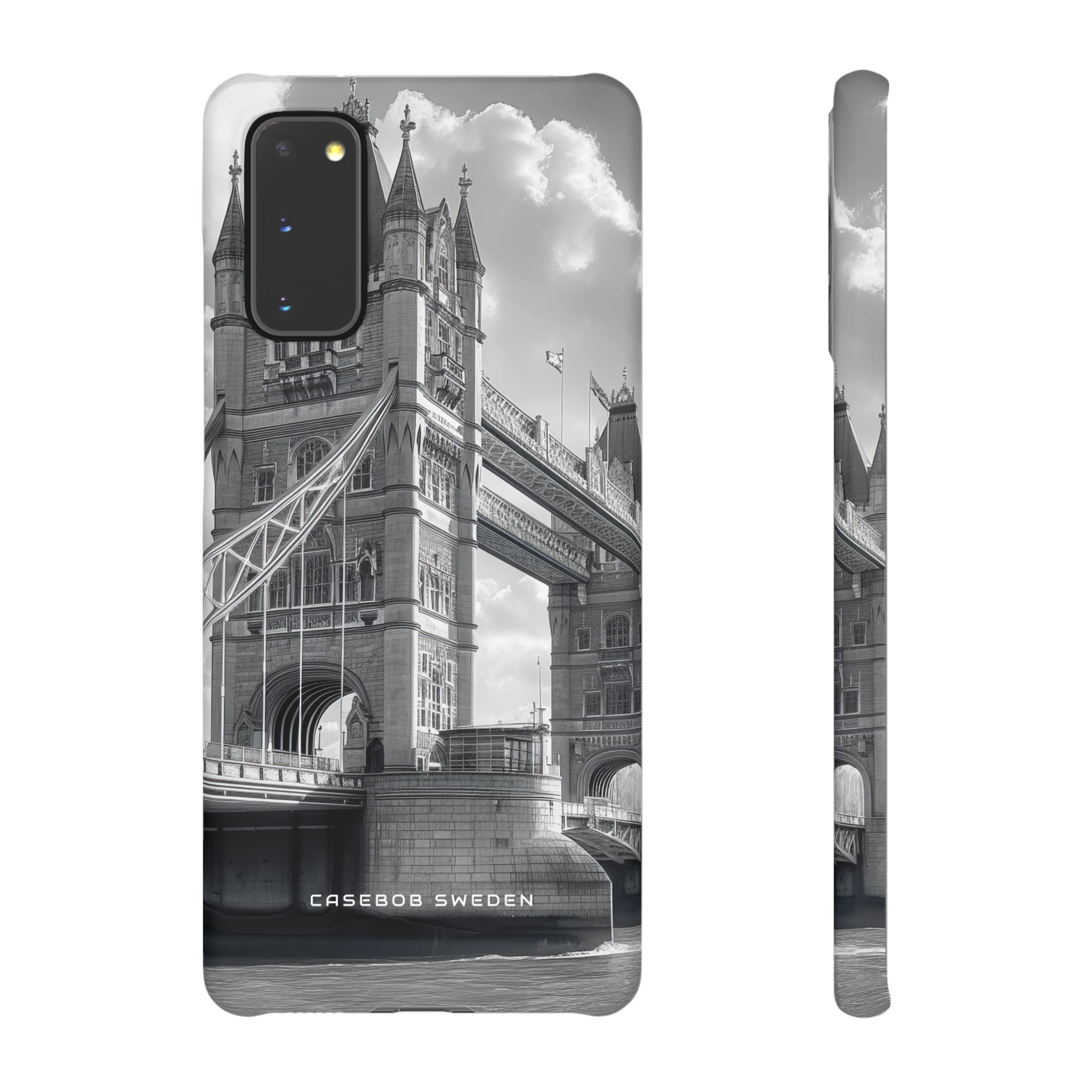 Tower Bridge Monochrome Architecture Study Samsung S20 - Slim Phone Case