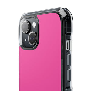 Magenta Crayola | Phone Case for iPhone (Clear Impact Case - Magnetic)