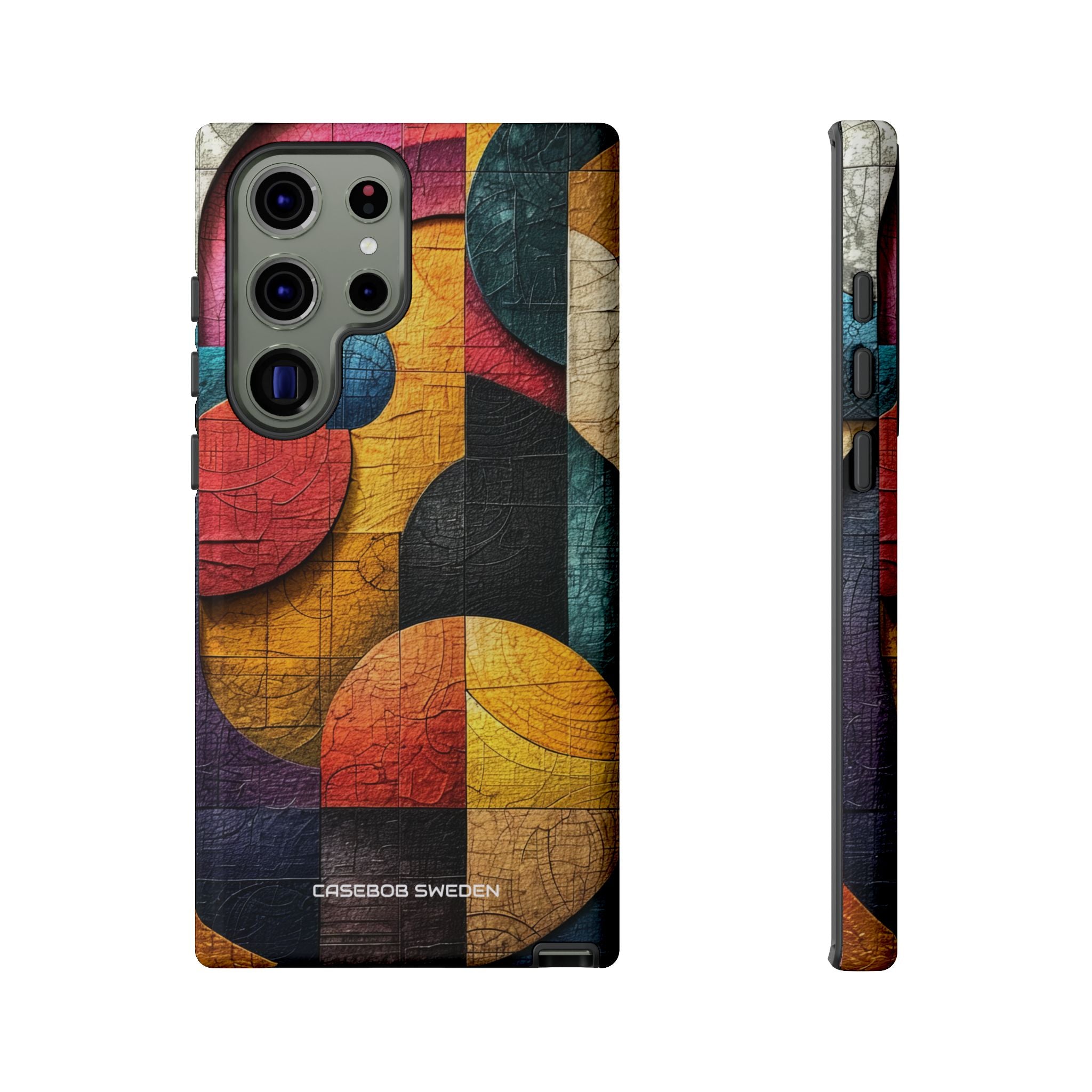 Vibrant Geometric Art - Tough Samsung S23 Phone Case