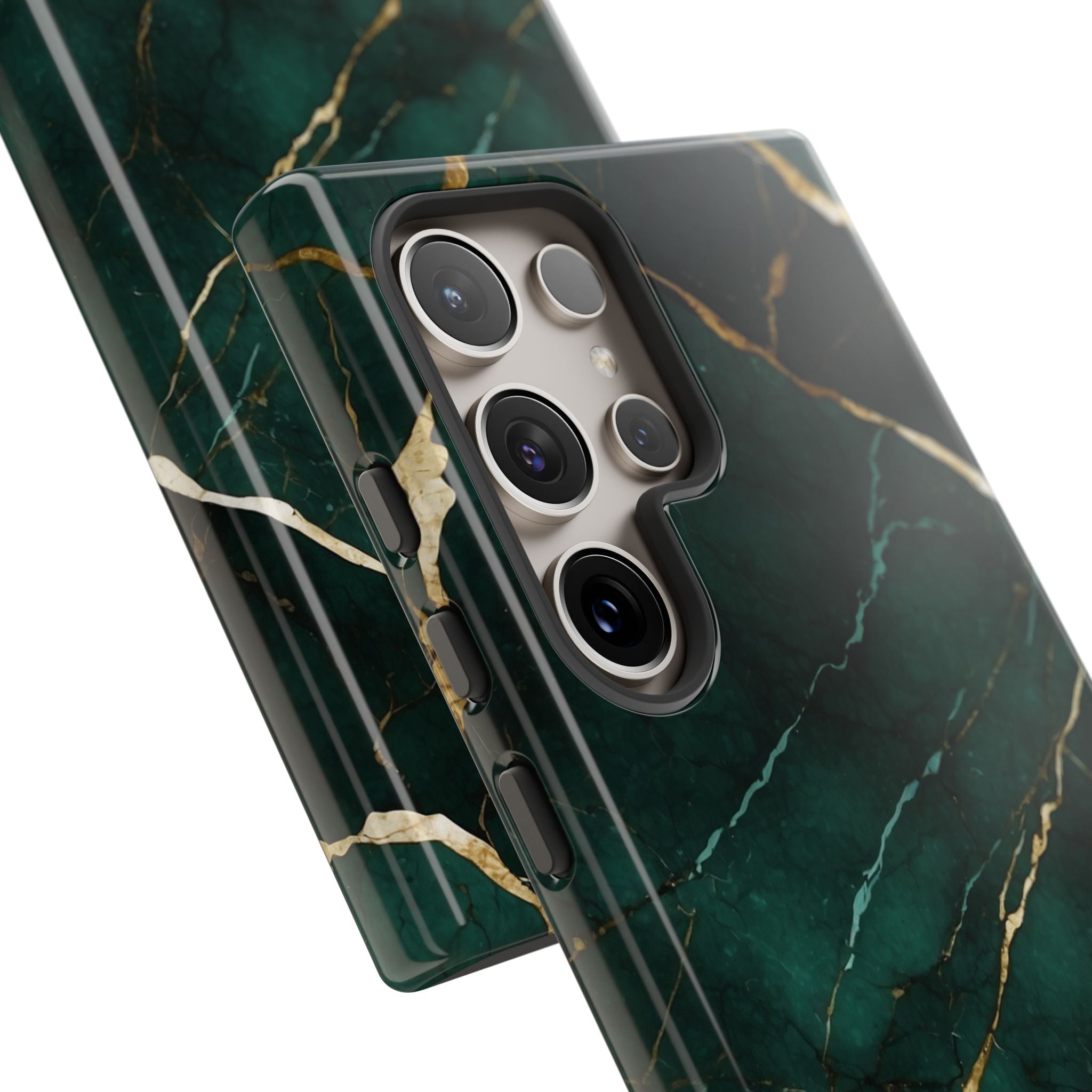 Emerald Veins Flow - Samsung Case