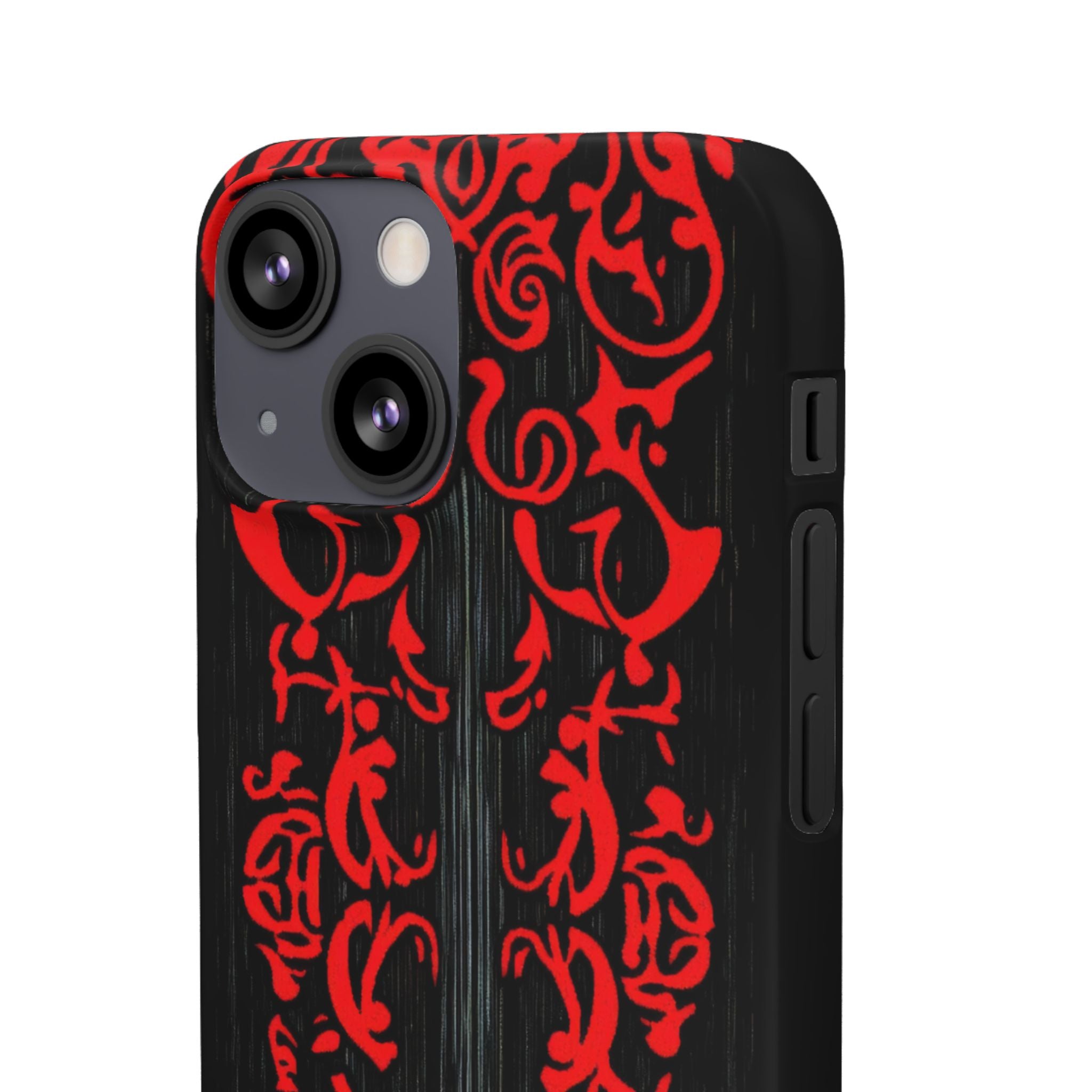 Gothic Crimson Symmetry iPhone 13 - Slim Phone Case