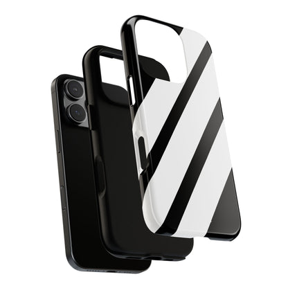 Monochrome Diagonal Symmetry - iPhone Case