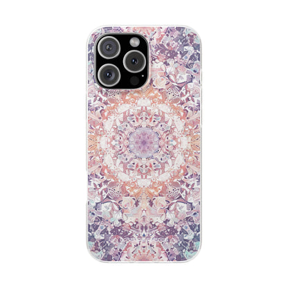 Purple Pink Mandala - Flexi iPhone 16 Phone Case