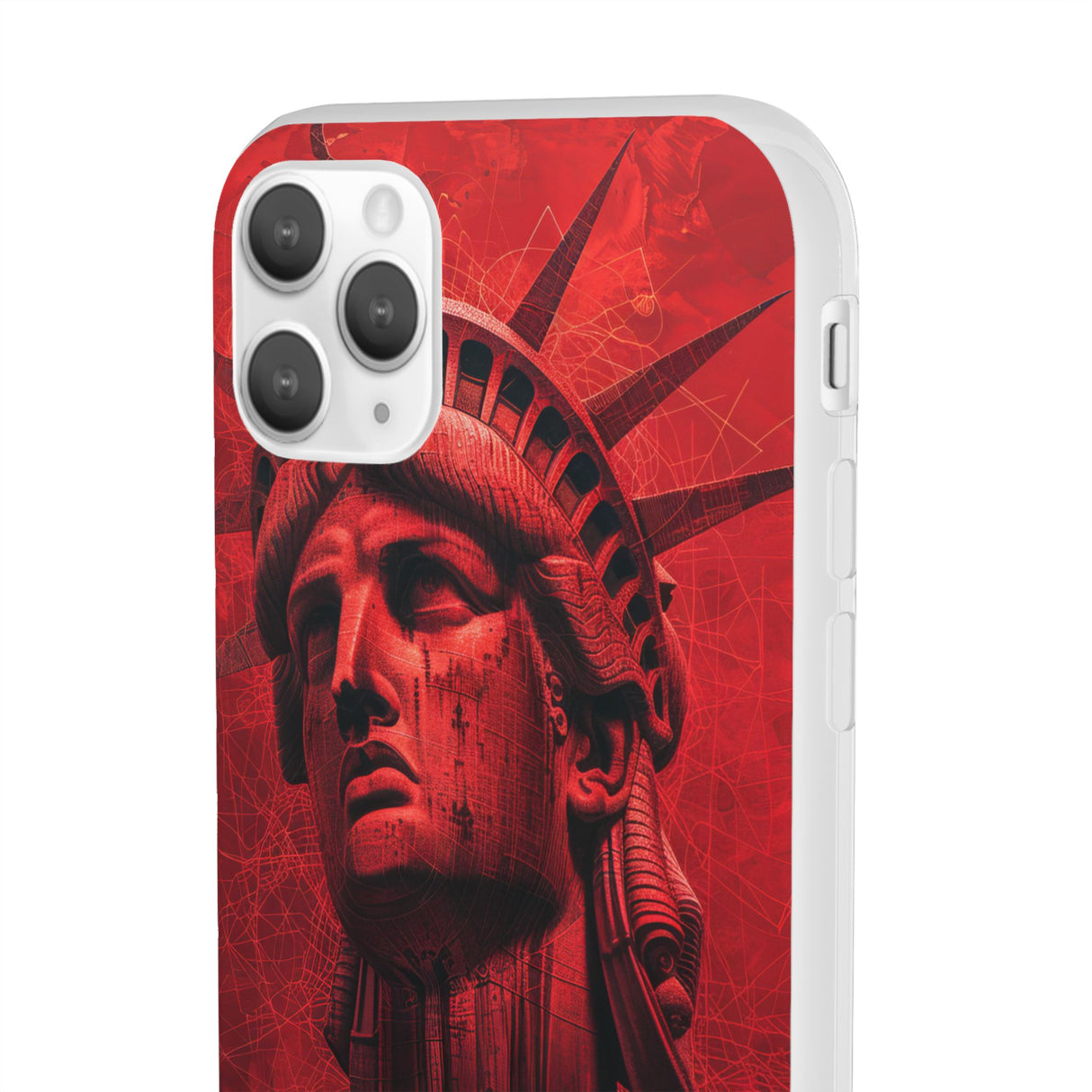 Red Liberty Revolution | Flexible Phone Case for iPhone