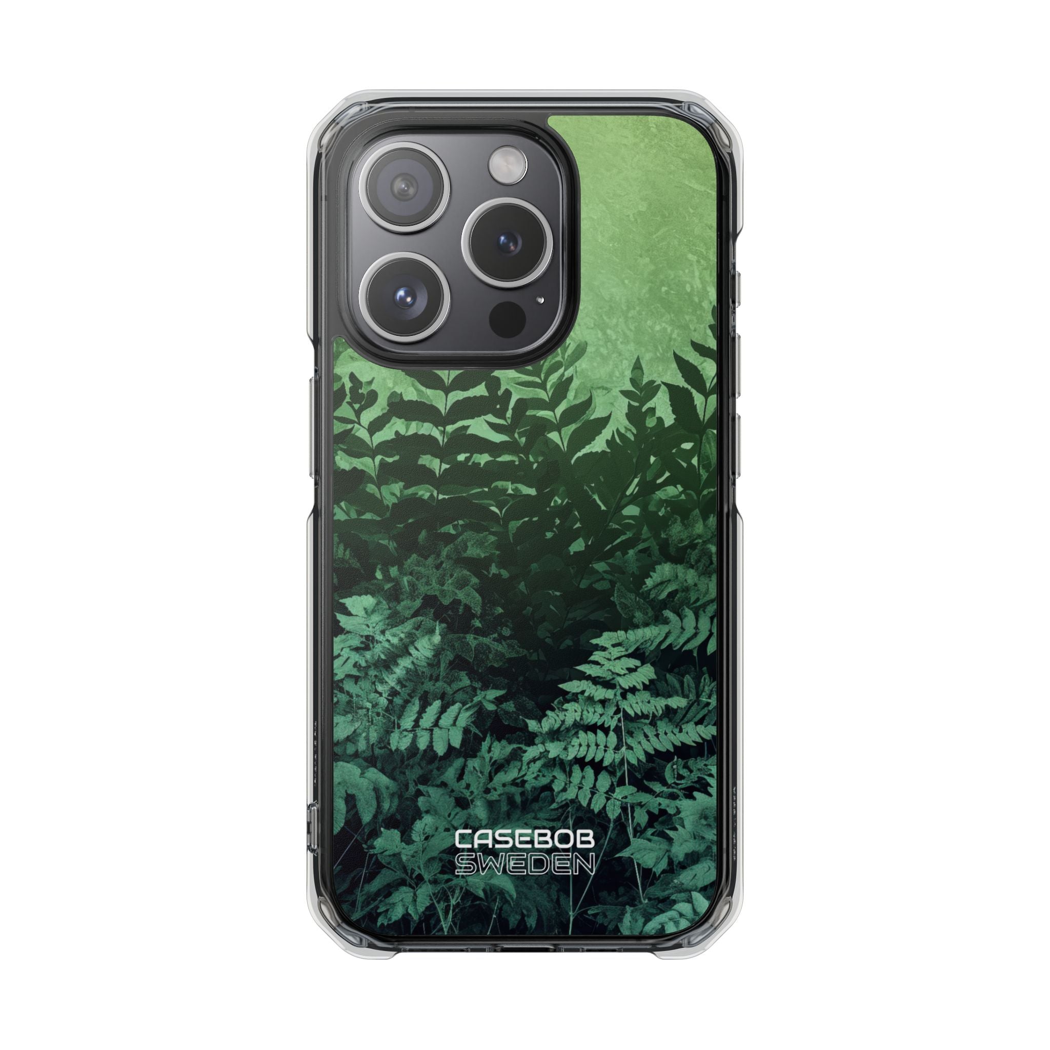 Verdant Fern Silhouettes iPhone 15 - Impact Clear+