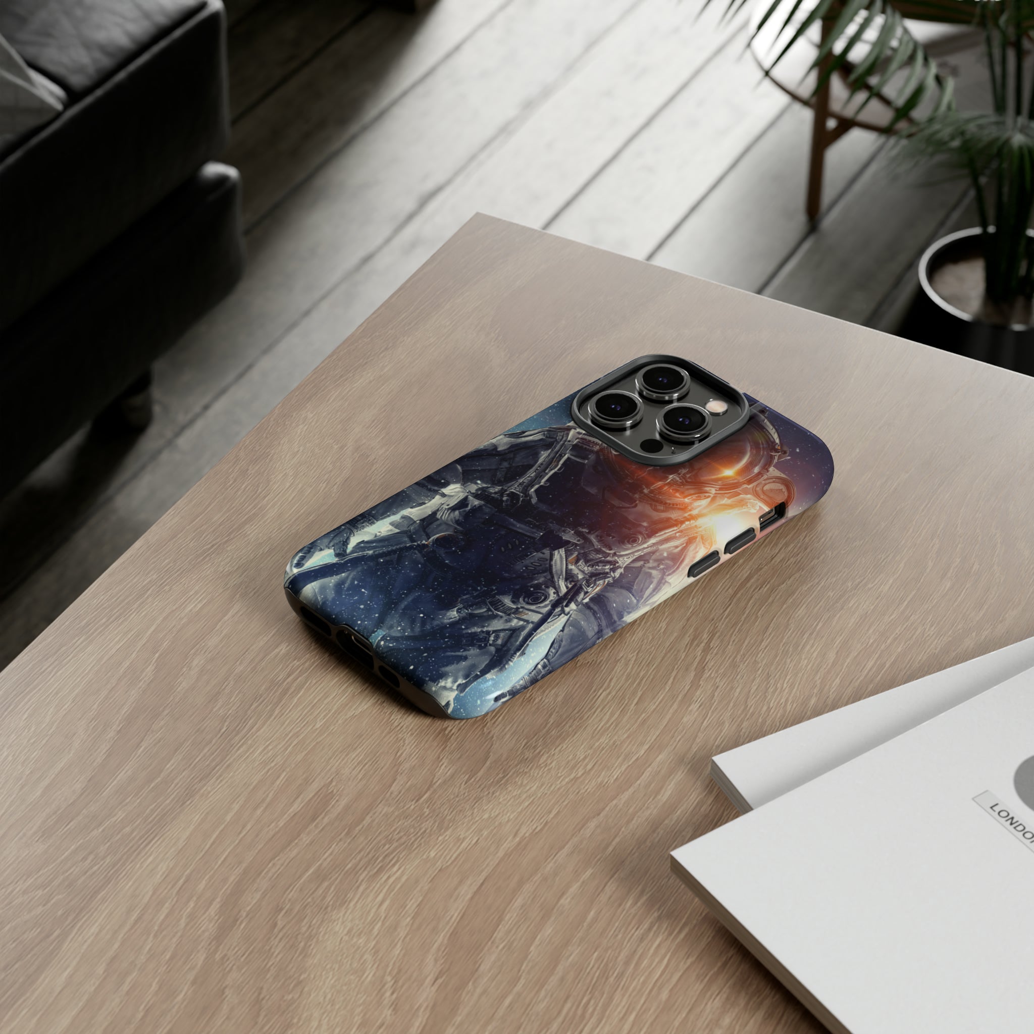 Astronaut in space - Protective Phone Case