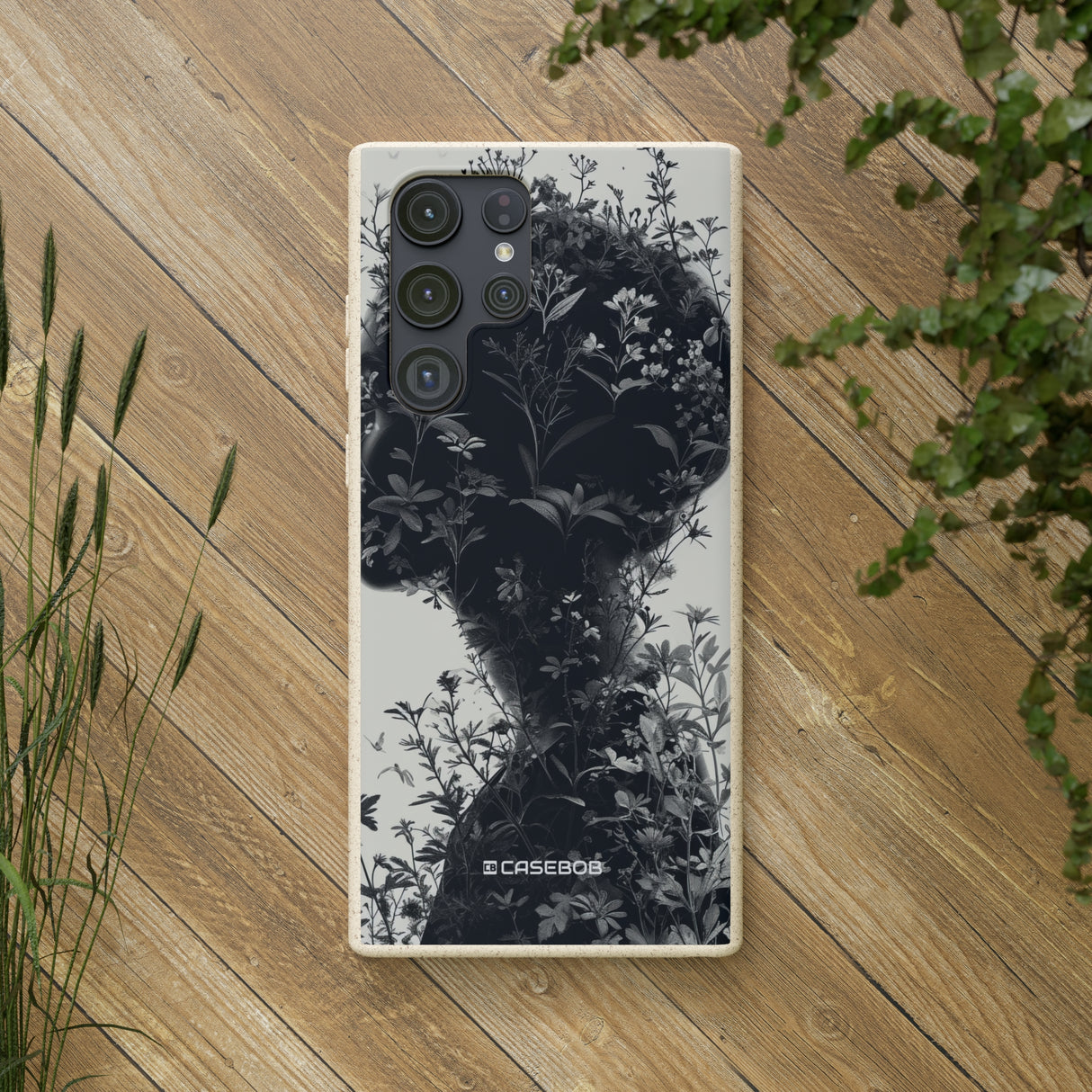 Botanical Silhouette Essence | Biodegradable Phone Case