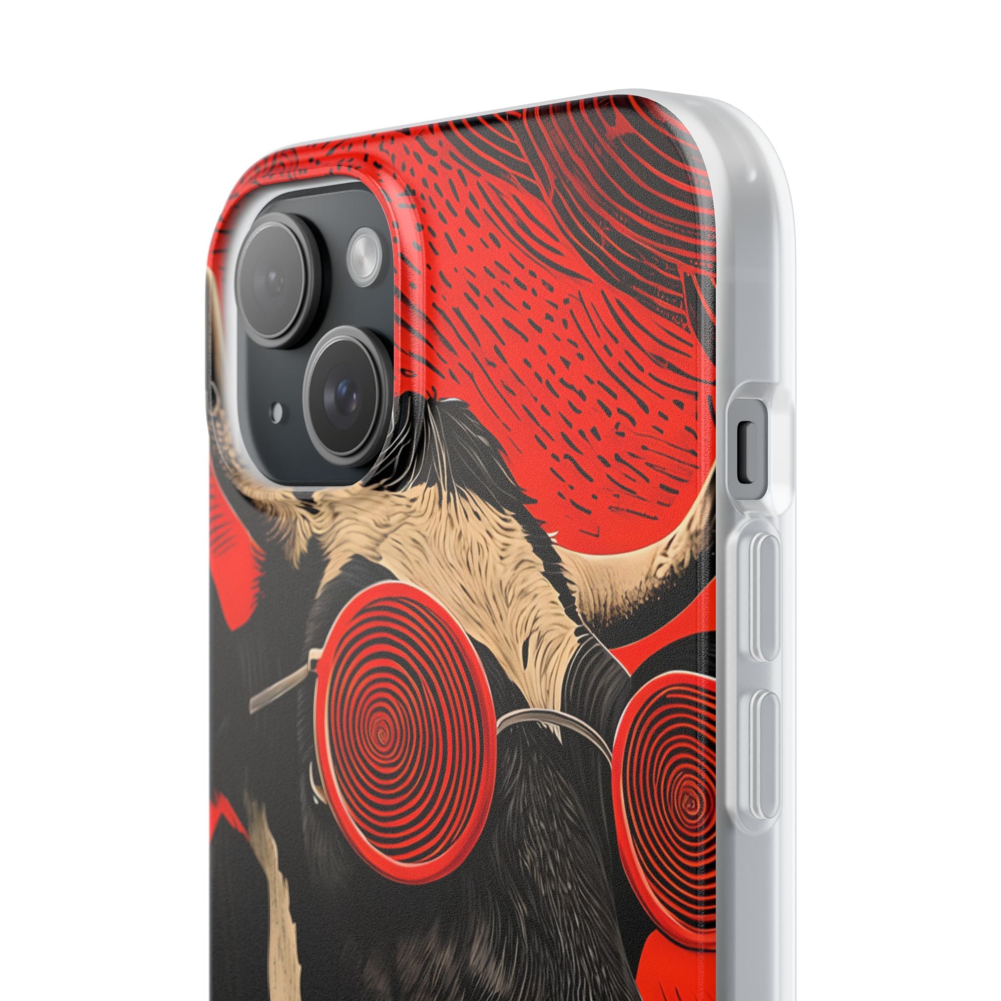 Hypnotic Cow iPhone 15 Plus Case - Soft