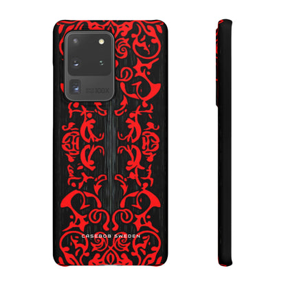 Gothic Crimson Symmetry Samsung S20 - Slim Phone Case