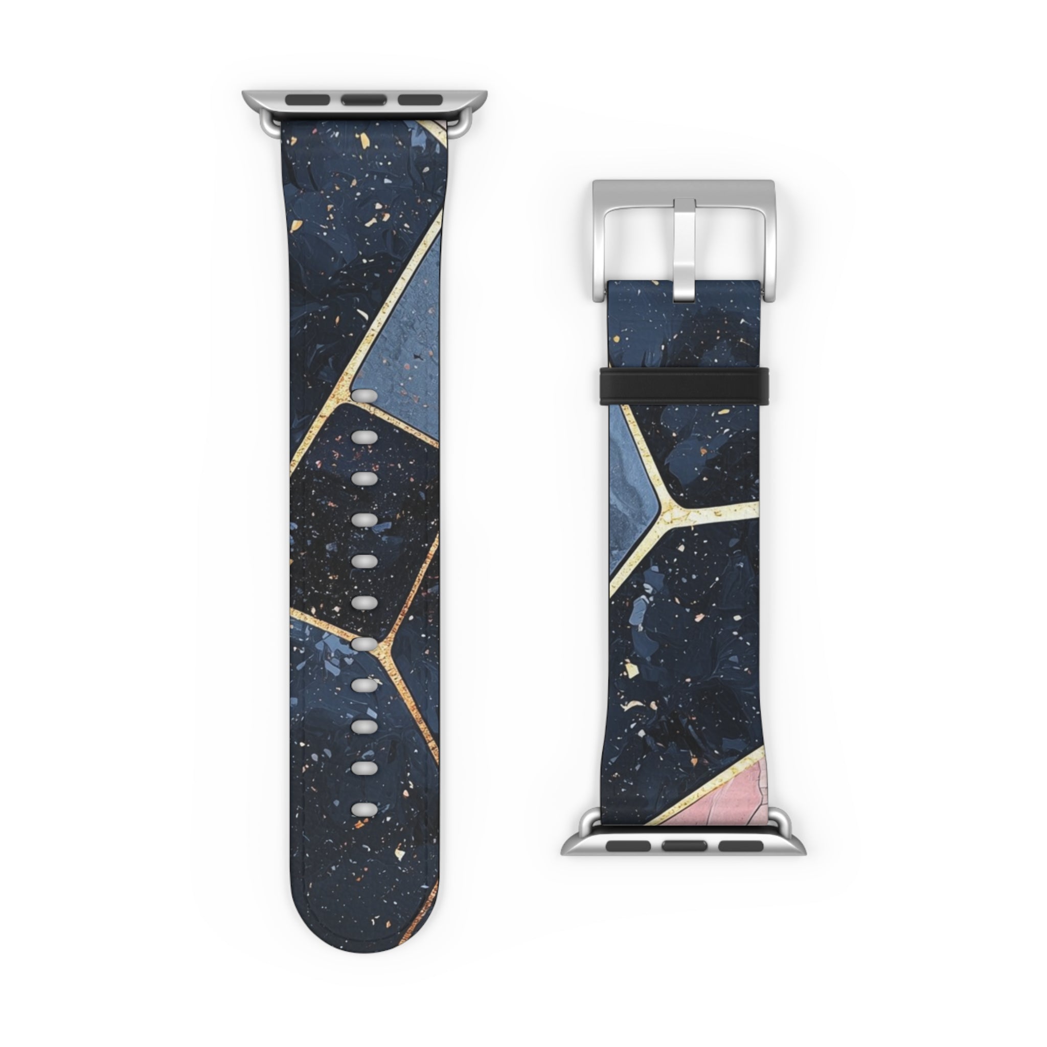 Golden Mosaic Navy - Watch Band
