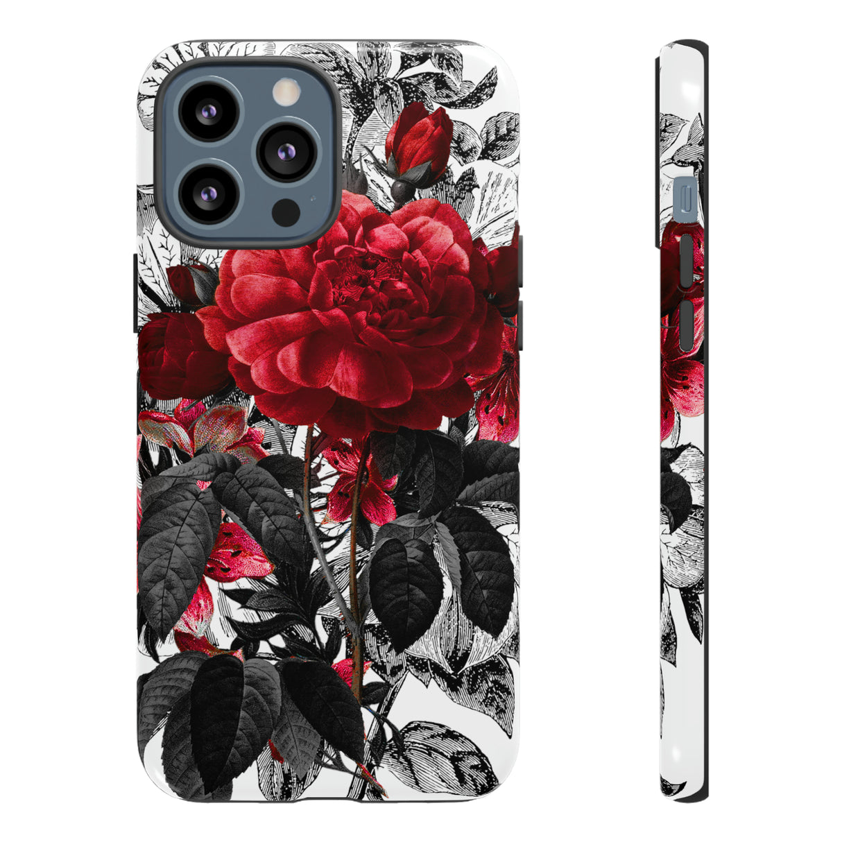 Grunicked Gothic Flower - Protective Phone Case