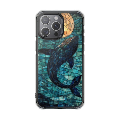 Whale Dives Upward iPhone Case - Impact