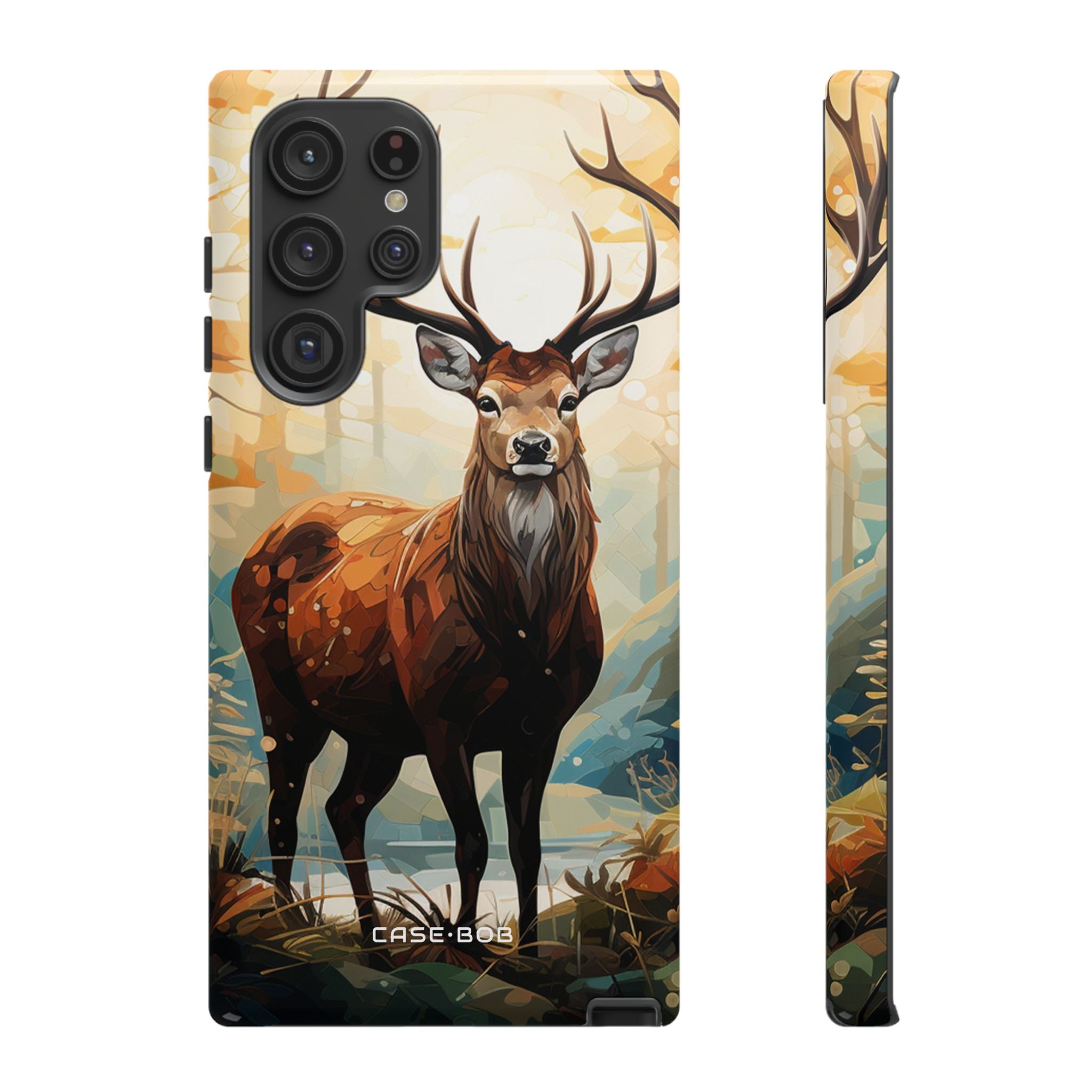 Glowing Stag Samsung S22 Ultra Case - Tough