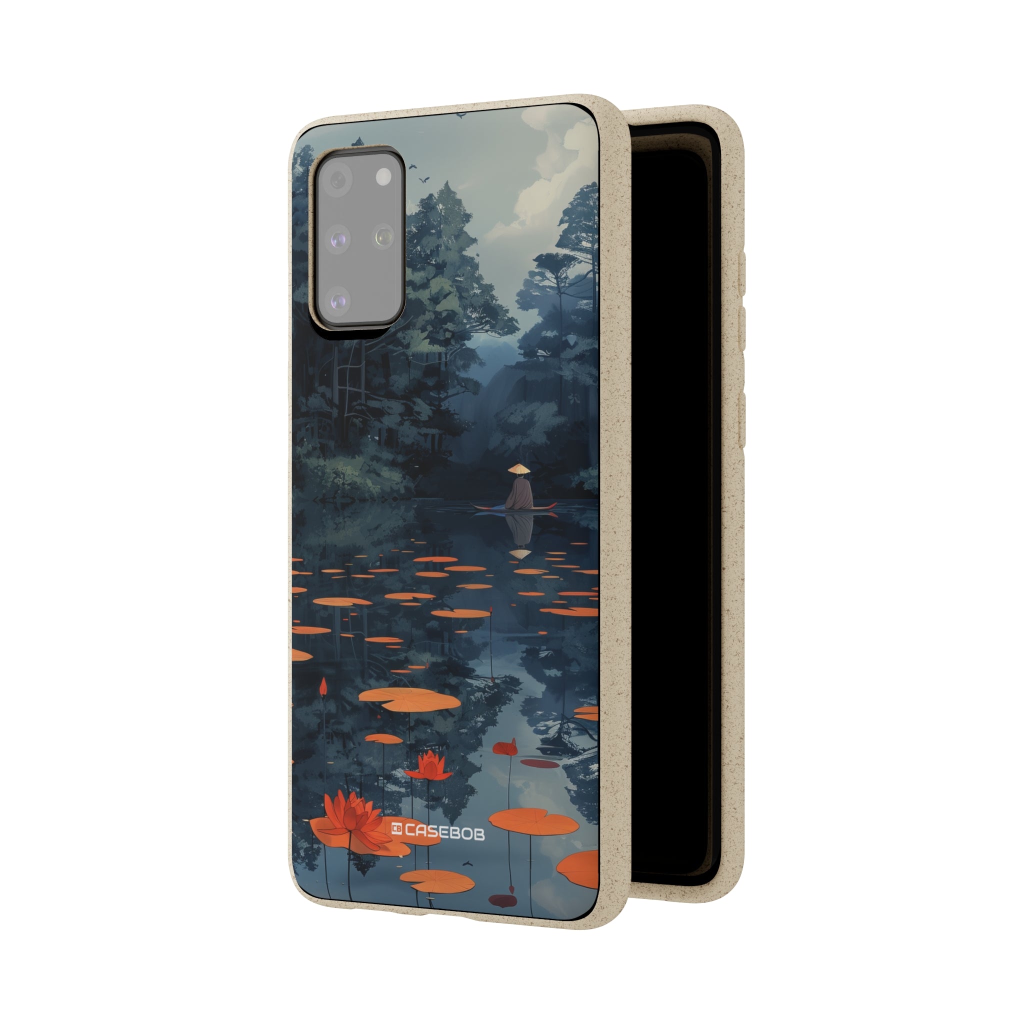 Tranquil Lotus Serenity | Biodegradable Phone Case