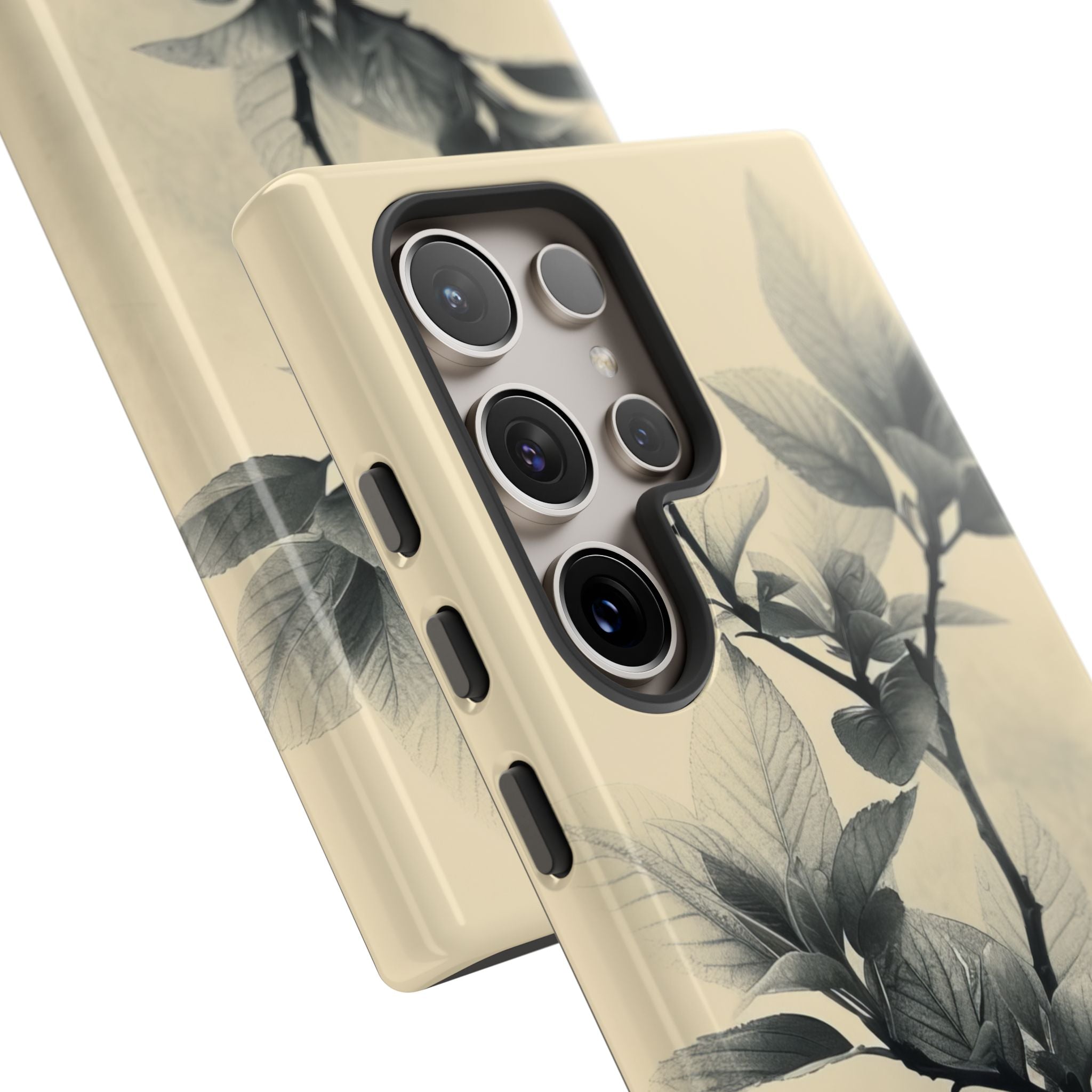 Beige Branch Art - Tough Samsung S24 Phone Case