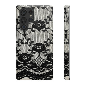 Lilrunge Gothic Flower - Protective Phone Case