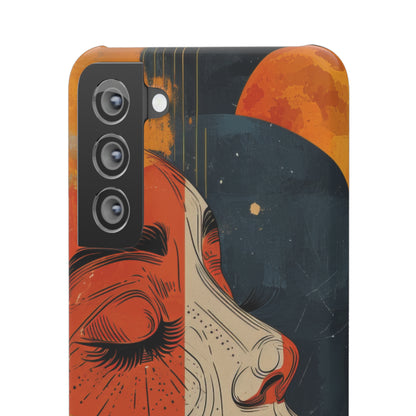 Celestial Duality | Slim Phone Case for Samsung