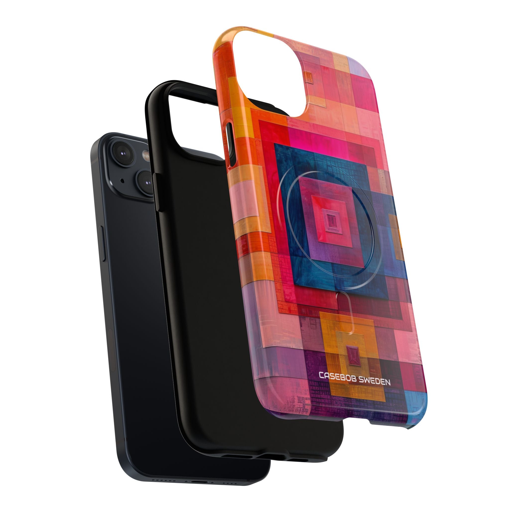 Vibrant Geometry - Tough + MagSafe® iPhone 14 Phone Case