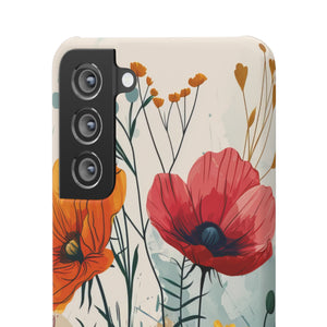 Blooming Whimsy | Slim Phone Case for Samsung