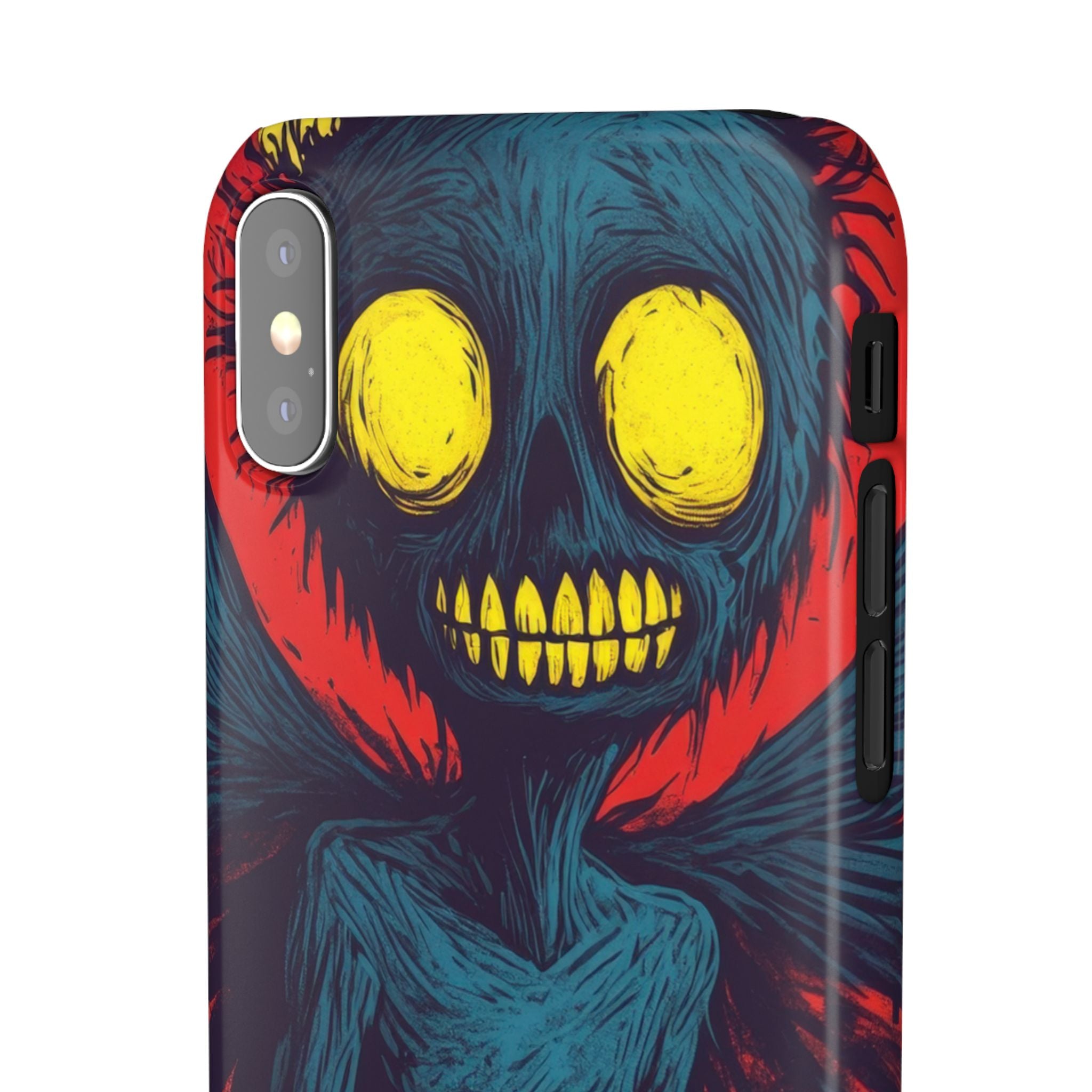 Gothic Winged Apparition  iPhone X - Slim Phone Case