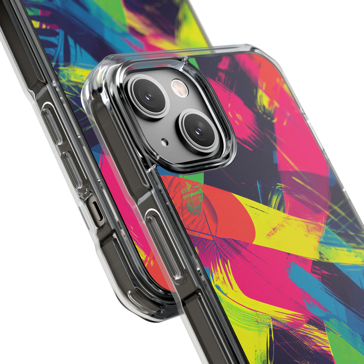 Pantone Neon Patterns | Handyhülle für iPhone (Clear Impact Case – magnetisch)