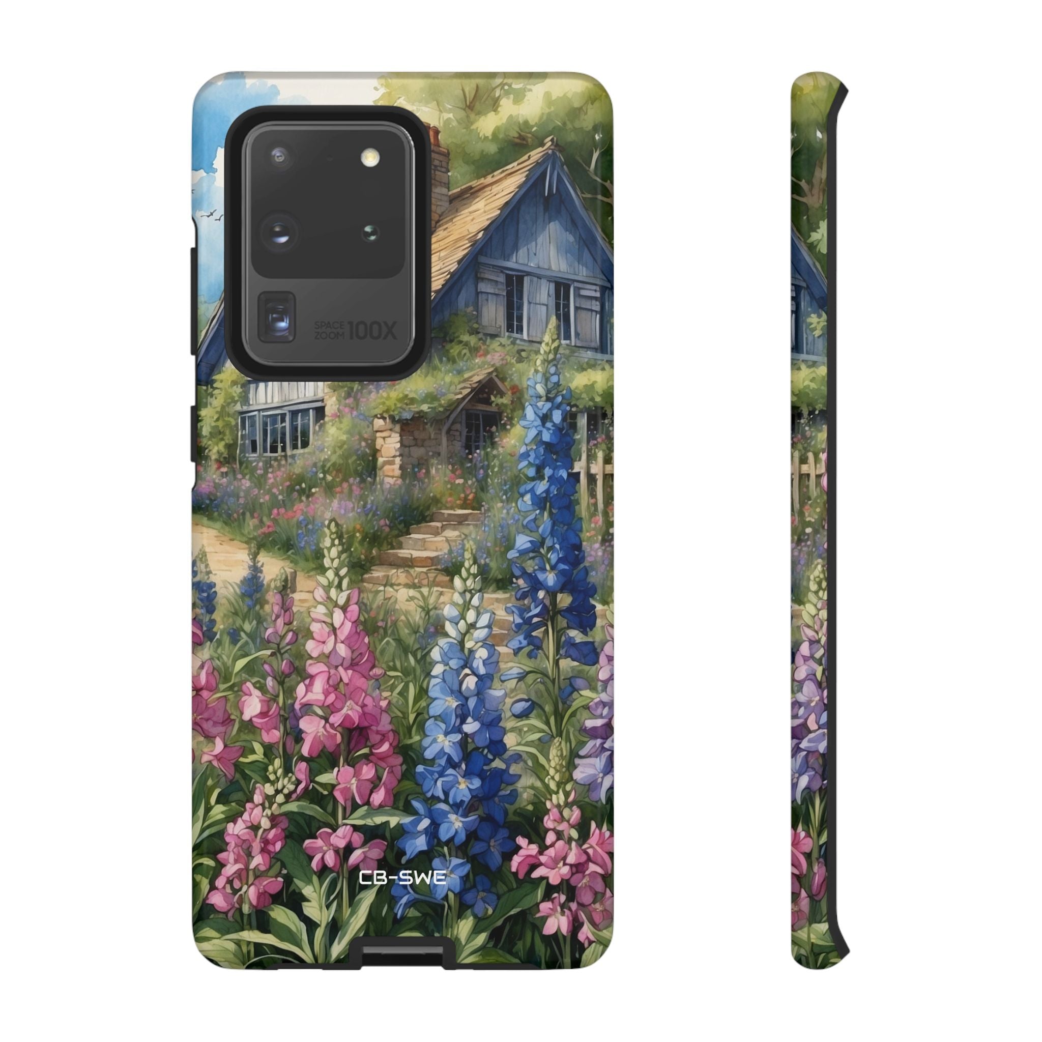 Cottage Surrounded Blossoms - Samsung Case