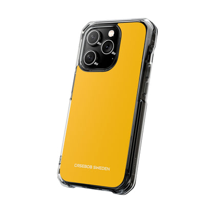 Amber Yellow - Clear Impact iPhone 14 Phone Case