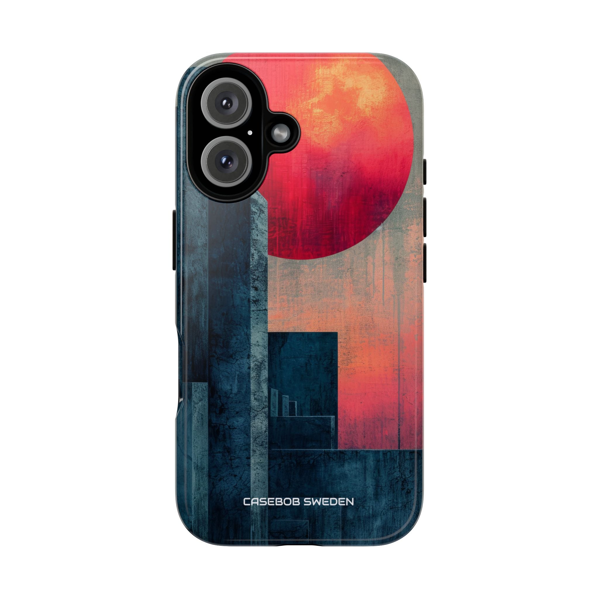 Abstract Geometric Skyline - Tough iPhone 16 Phone Case